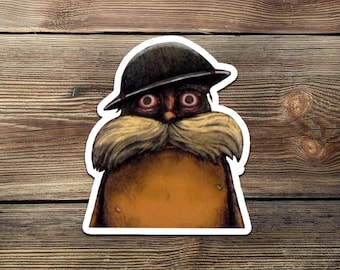 Lorax 1000 Yard Stare Sticker – Funny Meme Vinyl Decal