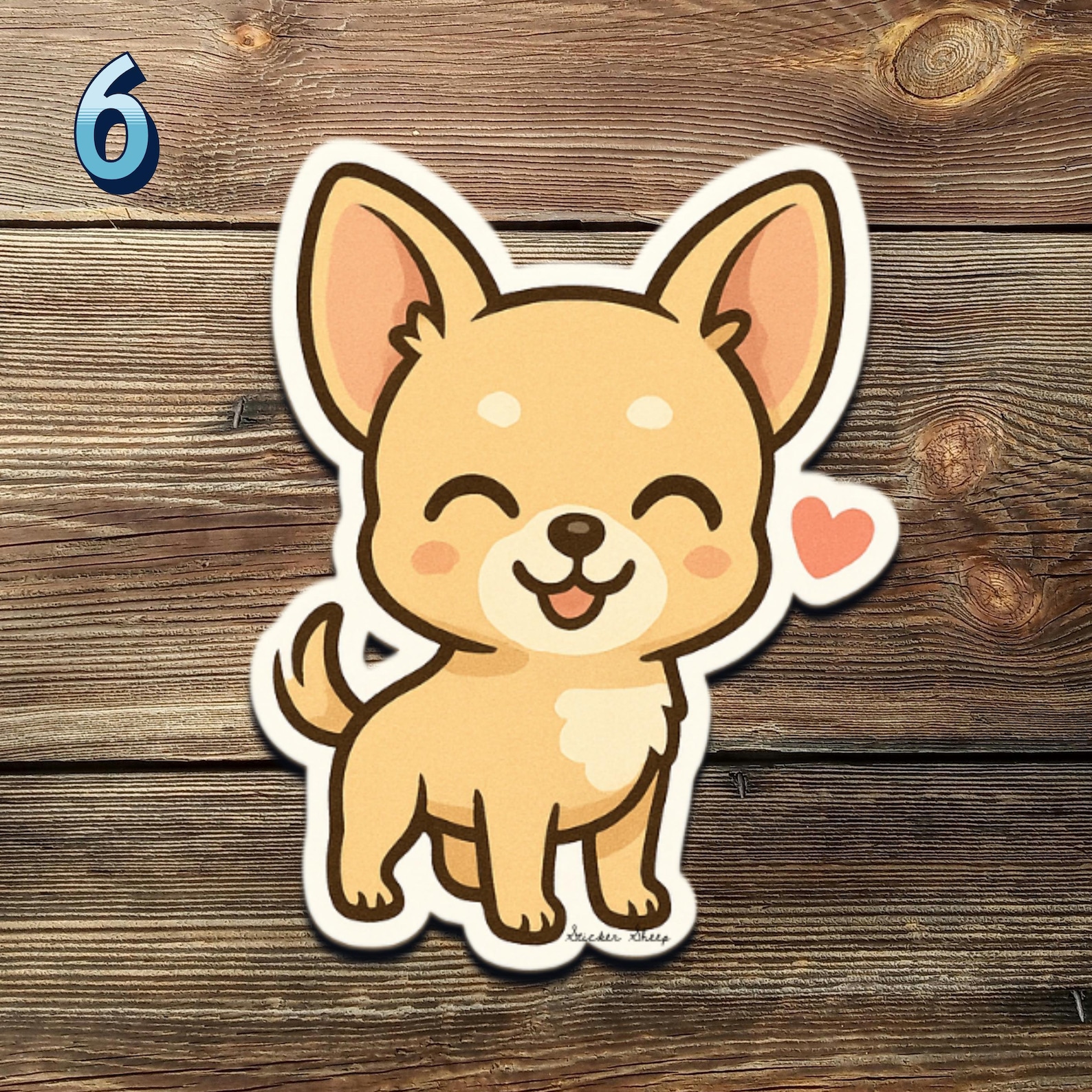 Chihuahua Sticker Bundle – Cute Kawaii Dog Stickers | Vinyl Chibi ...