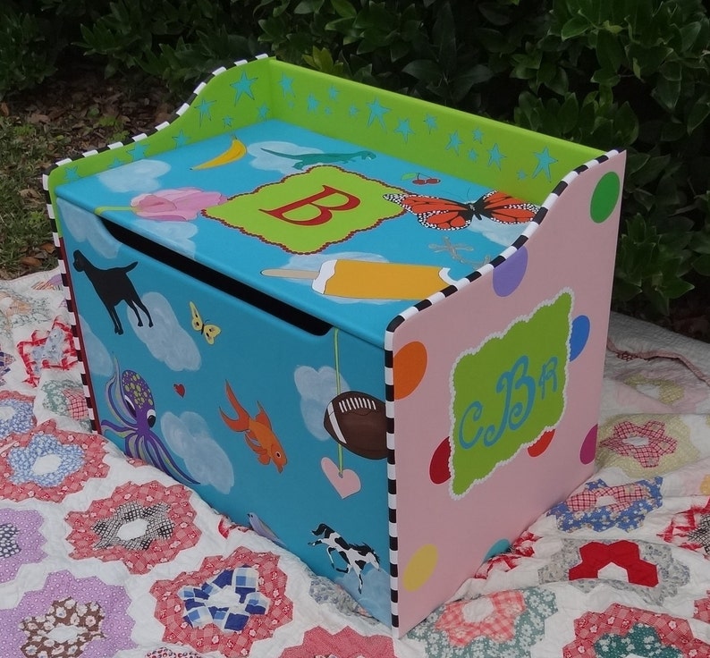 handmade personalised toy box