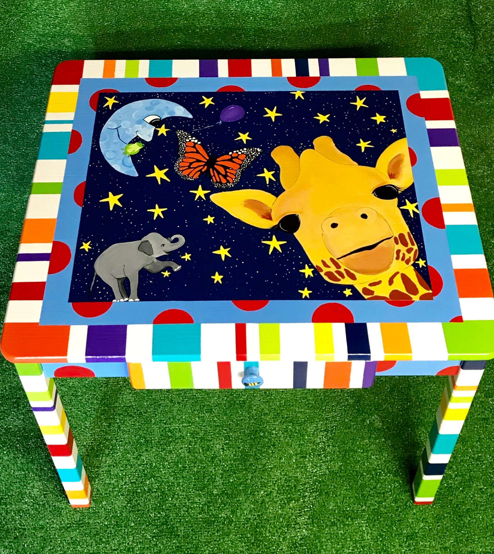 Toddler Table and Chair Set Kid's Table and Chairs Hand Etsy