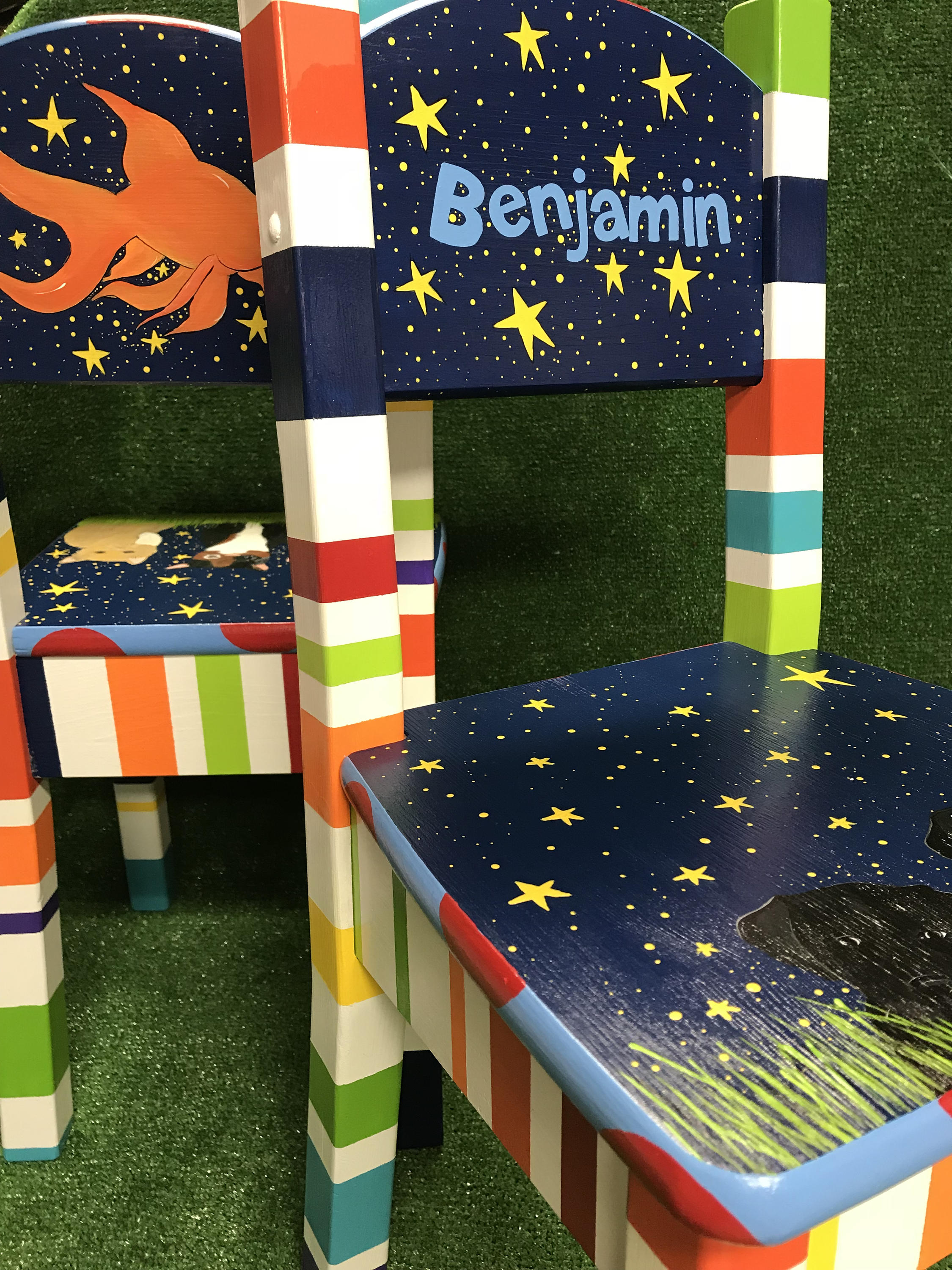 Toddler Table and Chair Set Kid's Table and Chairs Hand Etsy