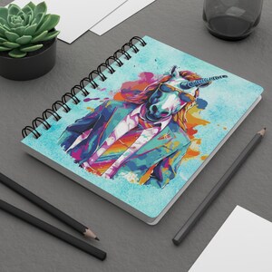 Hipster Unicorn Journal Futuristic Notebook, Retro Unicorn Journal, Unicorn Lover Sketchbook, Vintage  Diary, Unicorn Planner