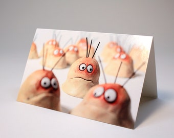 WORRY WART funny greeting card