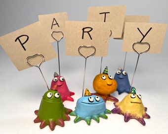 PARTY BLOBS with card/photo holder