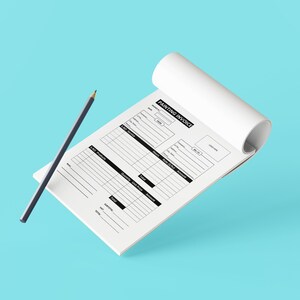 Painting Invoice. Minimalist Paint Invoice Template, Invoice Editable, Painters Invoice in Microsoft Word format, Invoice Template image 4