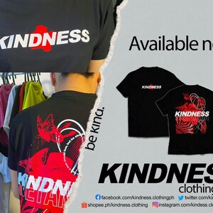 Camiseta unisex de cuello acanalado orgánico &quot;Rose Kindness&quot;
