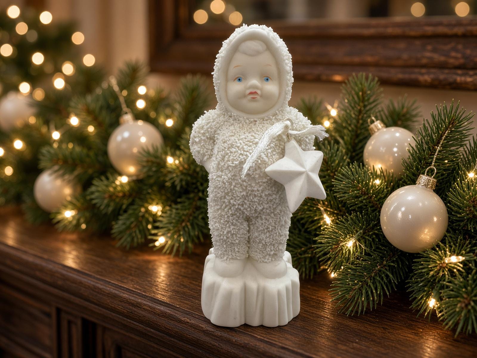 ヴィンテージ  Babies スノーベイビー 天使 雪だるま Snowbabies Angels - Etsy