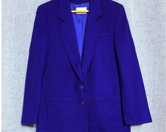Vintage Pendleton Jacket Women Small* Blue Wool Blazer
