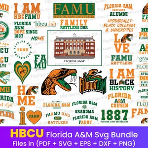 Hbcu Pride Florida A&M University Svg Bundle Florida svg Rattlers svg Hbcu-ish FLorida pride HBCU Bundle Svg Famu-ish Florida Svg Hbcu 2025