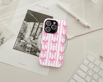 pink bows summer mag safe phone case