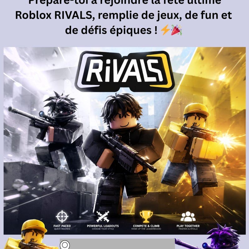 Roblox Rivals Birthday - Etsy