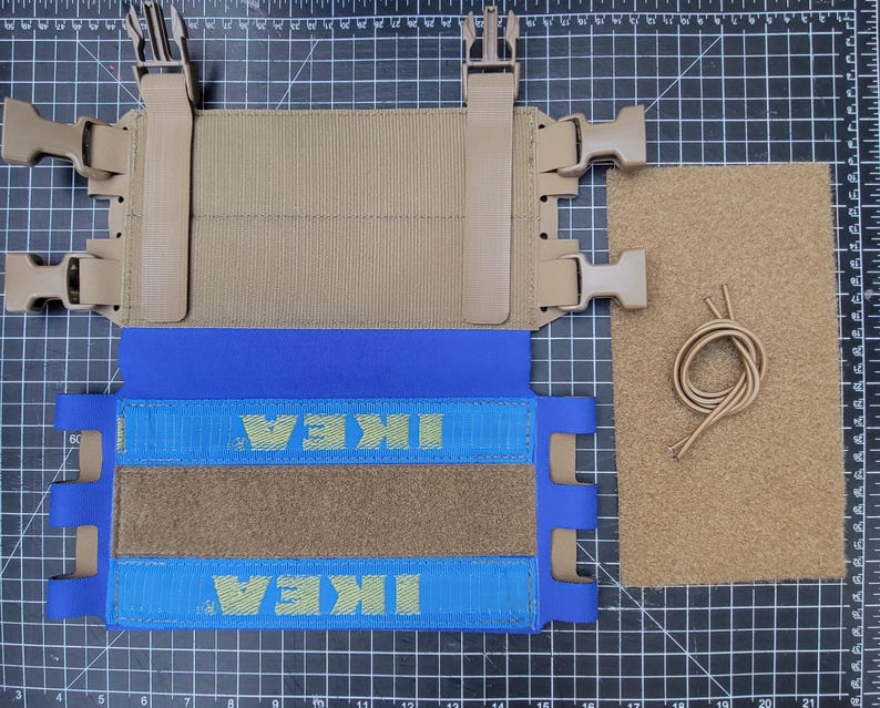 Ikea Chest Rig Pattern IKEA Chest Rig/placard(homemade) W/hardware - Etsy