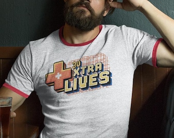 T-shirt Konami Cheat Code avec sonnerie – T-shirt de jeu rétro