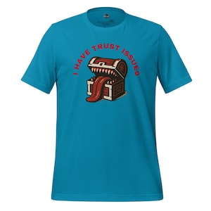 Mimic Chest Gamer T-Shirt: Retro RPG Loot Trap Tee