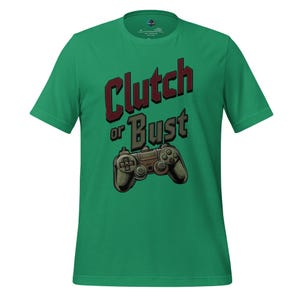 クラッチゲーマーシャツ – いつもチームを引っ張る男のための面白いTシャツ