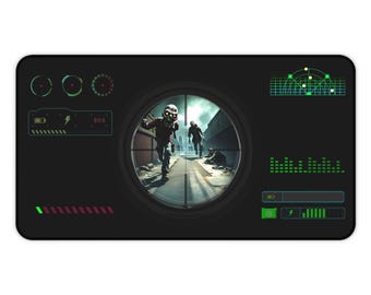 LAST Bullet Zombie Gamer Mat - Gaming, Home Office, and eSports Enthusiasts