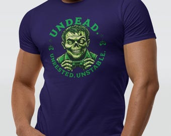 Undead Video Game Lover Zombie Cotton Shirt