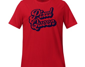 Pixel Queen Gamer Tee Gaming Girl Shirt