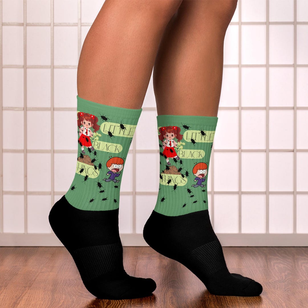 Things Socks Little Black Things Socks - Etsy
