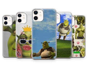 Ugly Shrek Phone Case Funny Ogre Cover for iPhone 17, 17Pro, 16, 15, 14, 13, 11, Samsung S25Edge, S24, S23, A35, A25, A15, Pixel 10Pro, 9A