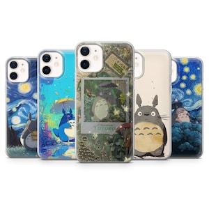 Neighbor Totoro Phone Case Studio Ghibli Anime Cover for iPhone 16, 15, 14, 13, 12, Samsung S25, S24, S23, A16, A26, A36, A56, Pixel 9A, 8