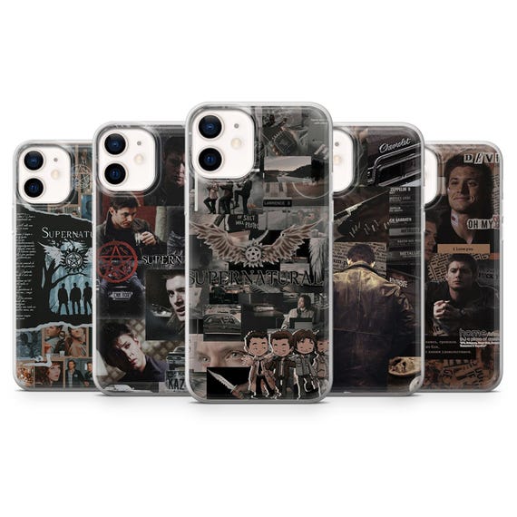 Supernatural Phone Case Castiel Impala Cover for iPhone 17, 17Pro, 16e, 15,  14 Samsung S25Edge, S24, S23, A35, A25, A15, Pixel 10, 9 ,8