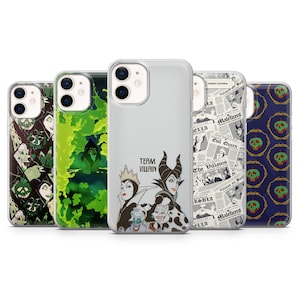 Evil Queen Phone Case Malificent Villain Cover for iPhone 17, 17Pro, 16, 15, 14, 13, Samsung S25Edge, S24, S23, A35, A25, A15, Pixel 10, 9