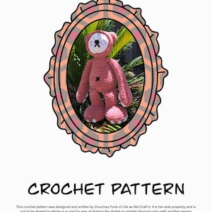 Hallorann The Bear Creepy Cuddler Crochet Pattern
