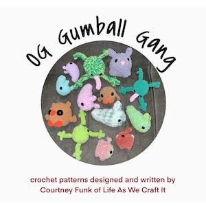 OG Gumball Gang Crochet Pattern Bundle