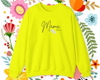 Soft Mama Llama Sweatshirt, Cozy Alpaca Jumper, Comfy Mama Llama Crewneck, Warm Alpaca Sweater, Cuddly Mother Llama Pullover