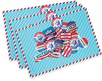 I voted... Did you? Political Postcards: Set of 100 postcards, perfect for Postcards to Voters and other get out the vote campaigns.