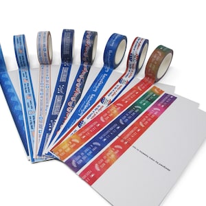 Un seul rouleau de ruban washi, parfait pour décorer des cartes postales aux électeurs ou d'autres campagnes électorales