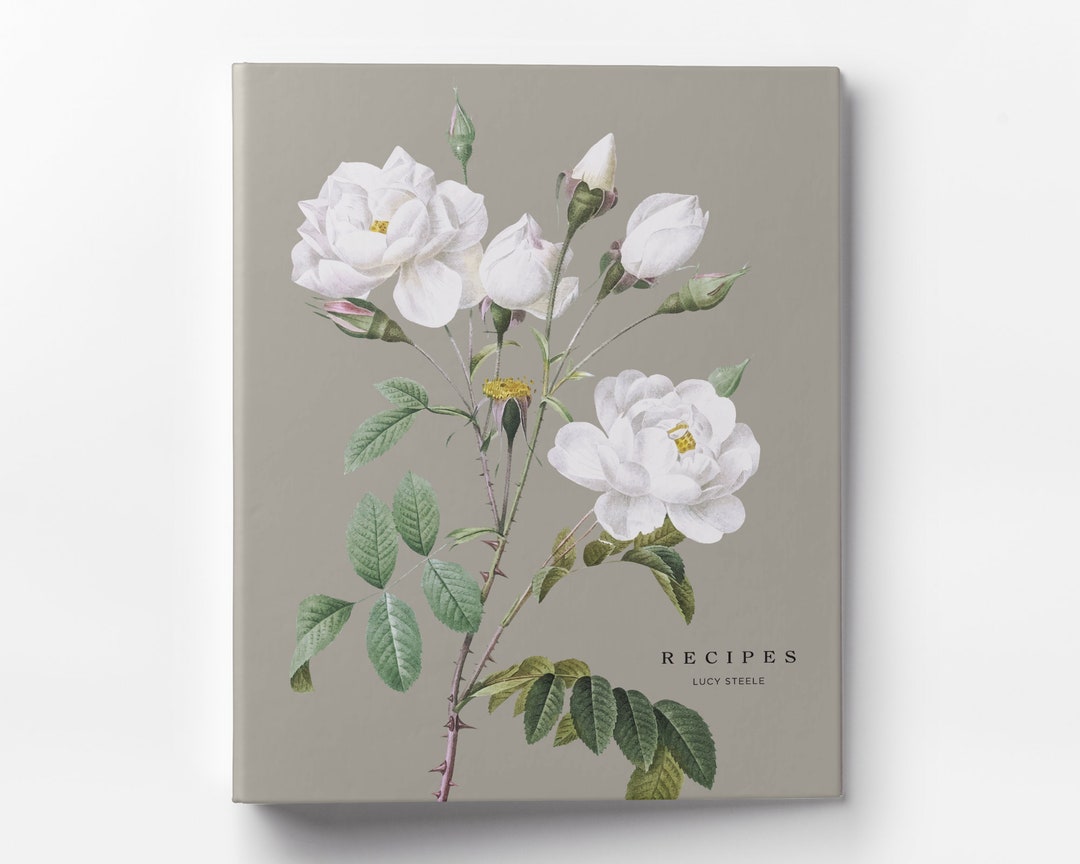 Custom Recipe Binder Personalized 3ring Binder Recipe Etsy