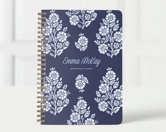 Needlepoint Journal, Custom Project Book for Stitchers, Personalized Needlepoint Notebook & Retreat Planner, Summer House