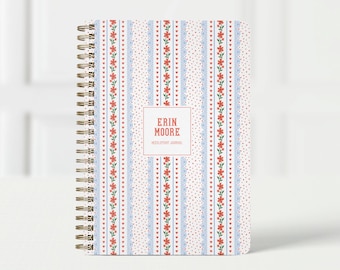 Cuaderno de bordado, Libro de proyectos personalizado con forma de corazón para bordadoras, Cuaderno de bordado personalizado y Planificador de retiros