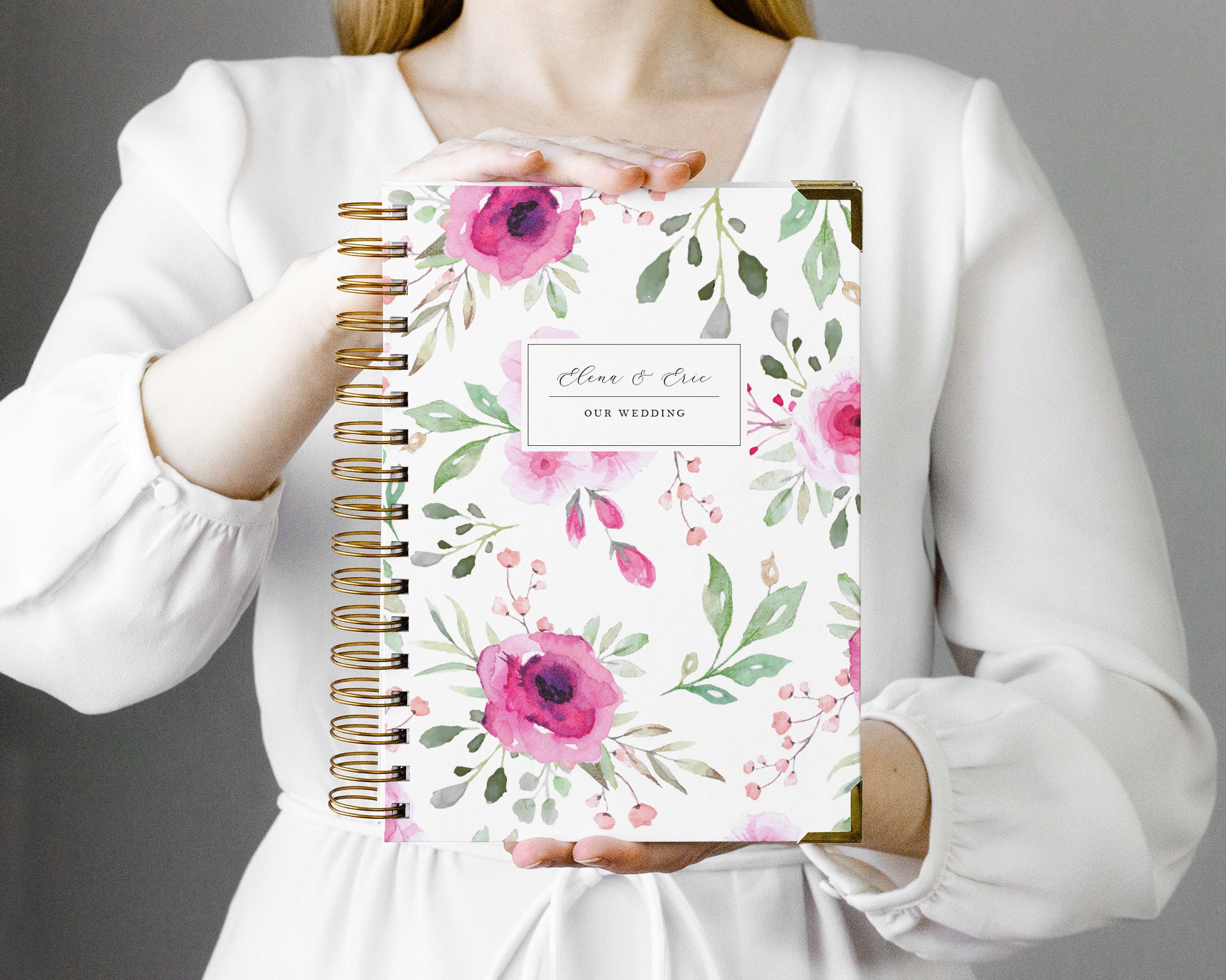 Custom Wedding Planner Personalized Wedding Planner Wedding Etsy