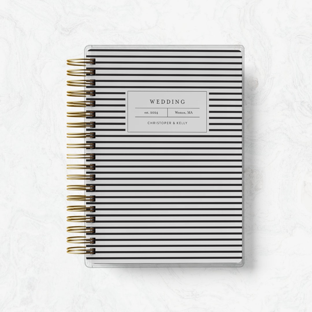 Custom Personalized Wedding Planner Book, Engagement Gift for Bride ...