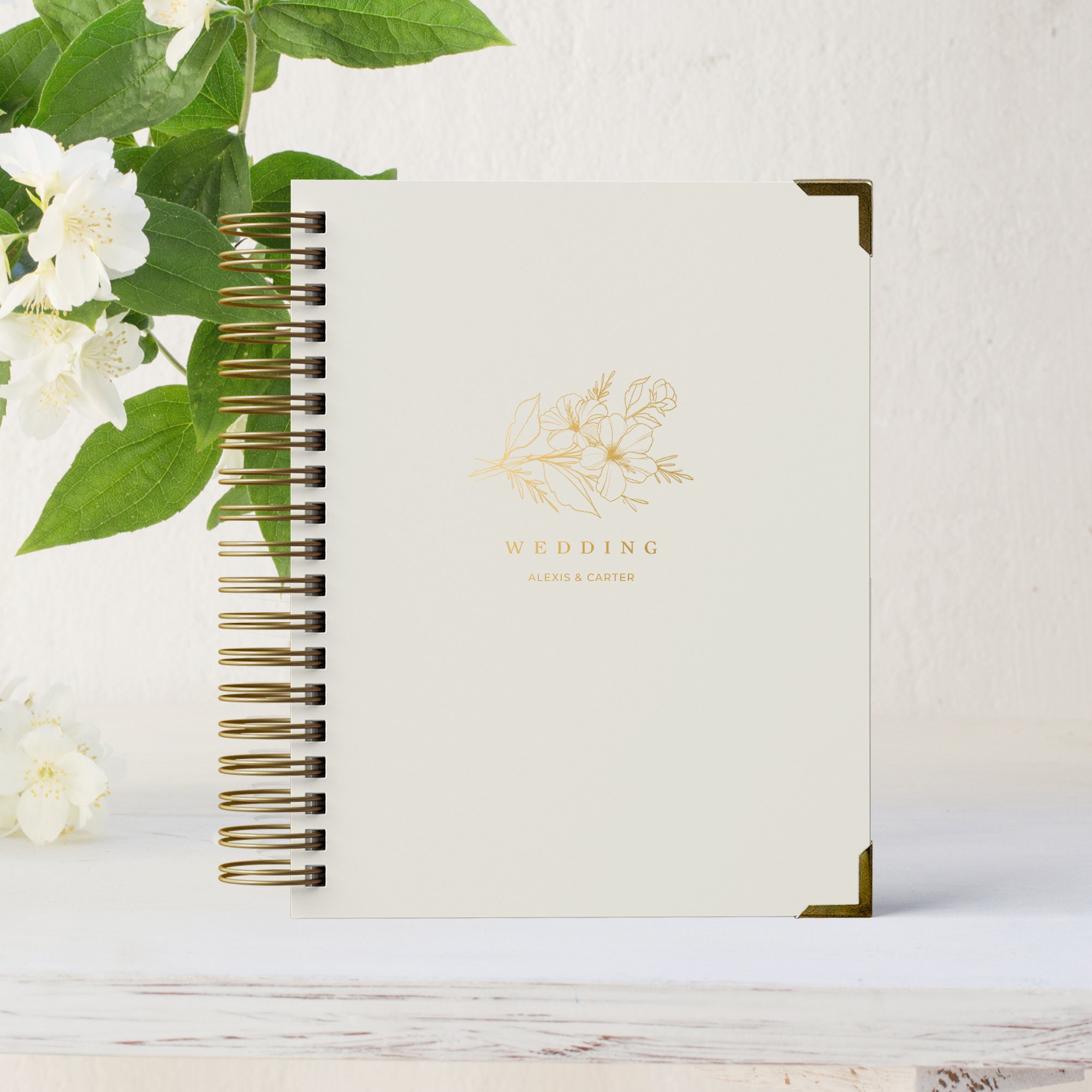 Personalised Wedding Planner Book - Bride Gift Personalized