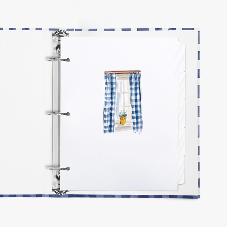 Recipe Binder Tabs, 10 Tab Divider Set With Labels, Index Tabs, Recipe ...