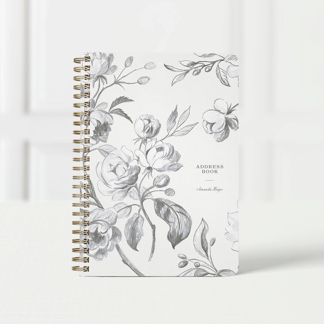 Personalized Password Keeper, Custom Login Notebook With Spiral Binding ...