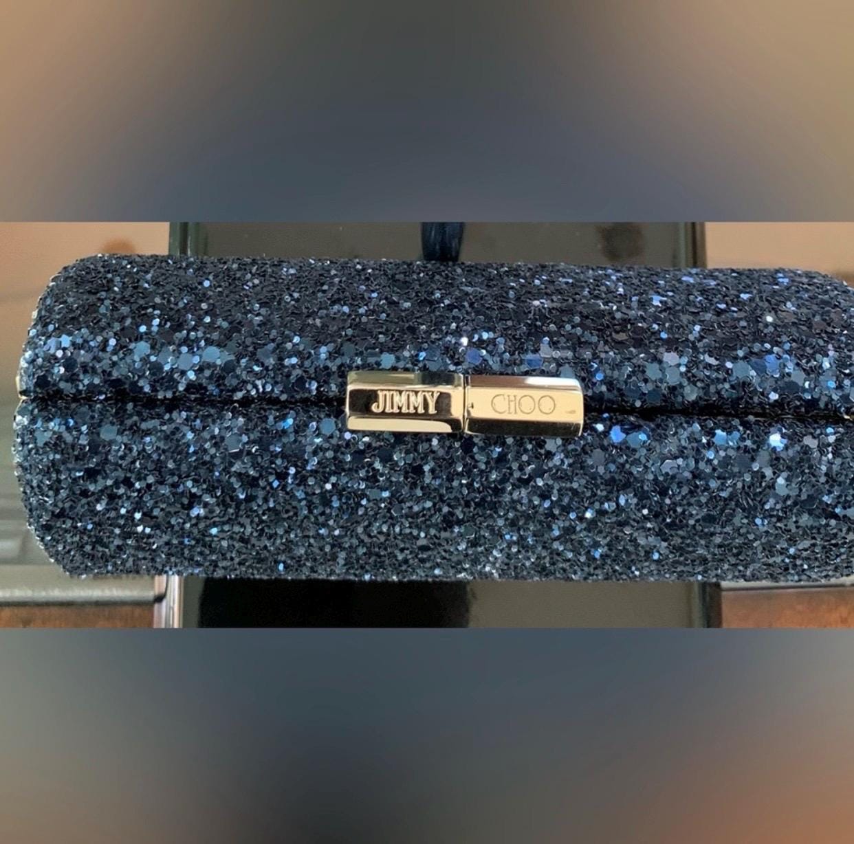 【jimmy choo】ALARAクラッチ JIMMY CHOO（ジミーチュウ）の「Jimmy Choo Alara Glossed