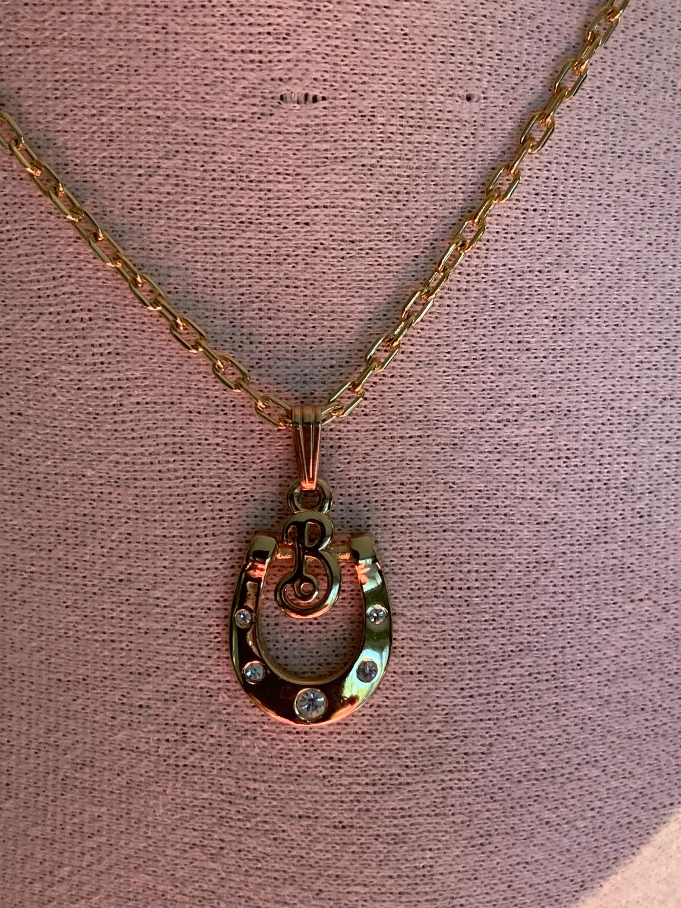 アクセサリー BURBERRY Nova Check Horse Logo necklace 0765A983-9663-4AC1-AA08-