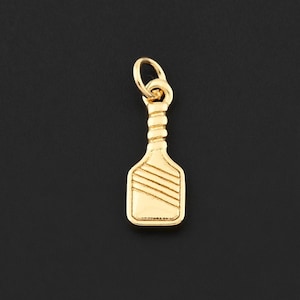 18K Gold Filled Rechteck Tennis Schläger Anhänger Für DIY Handgemachtes Halskette Armband Schmuck 5 x 14 mm