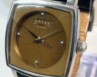 Rare A.T. Cross Timepieces Manhattan collection 38mm Swiss watch from the finest writing implement company. new battery installed