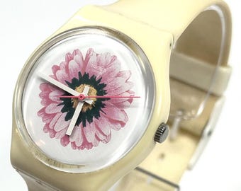 Swatch Gent Originals GW119 Snowflower watch, vintage 1998*, New Battery