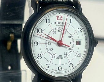Breil Swiss Seductress Pure White Curves Pulse Pounding Scale Midnight Black Leather Caress Timeless Date Window Late Eighties Desire