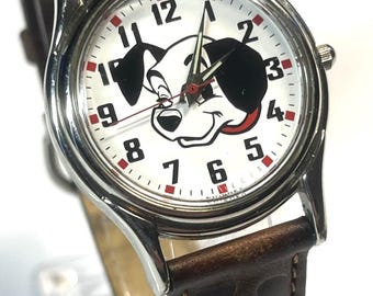 Disney 101 dalmatians limited edition fossil watch 1993 release collectors club 2482/5000. new battery