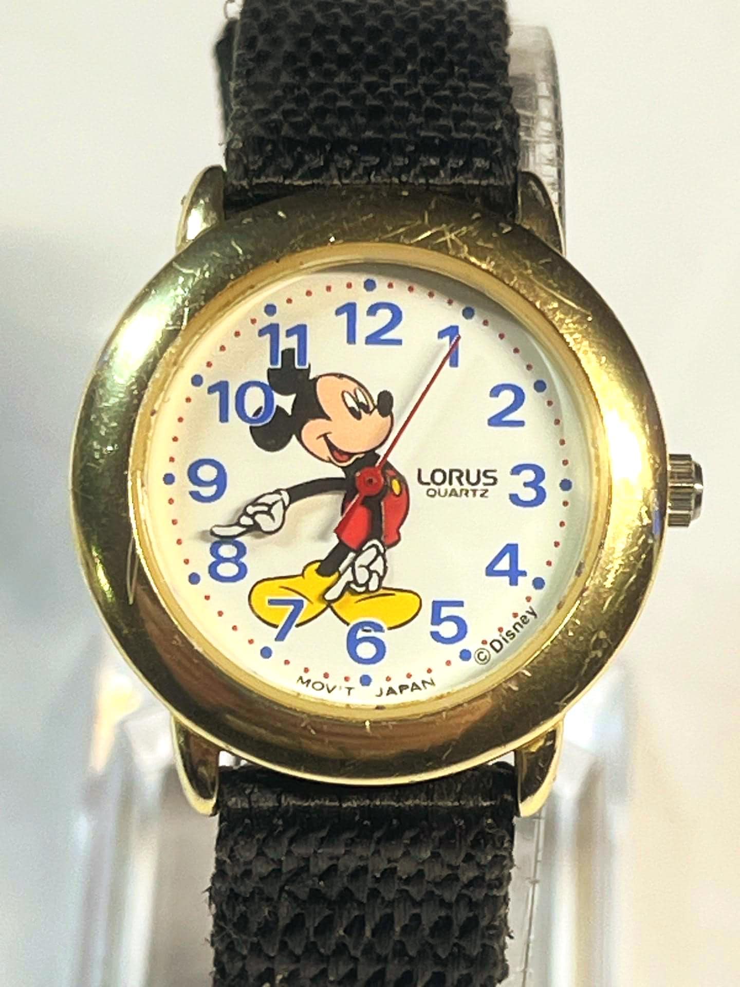 Disney Mickey Mouse Small Quartz Watch by Lorus Gift Idea FLAW ~ 260302-WH 1011 Lorus Quartz Mickey Mouse Watch - Etsy main image 3