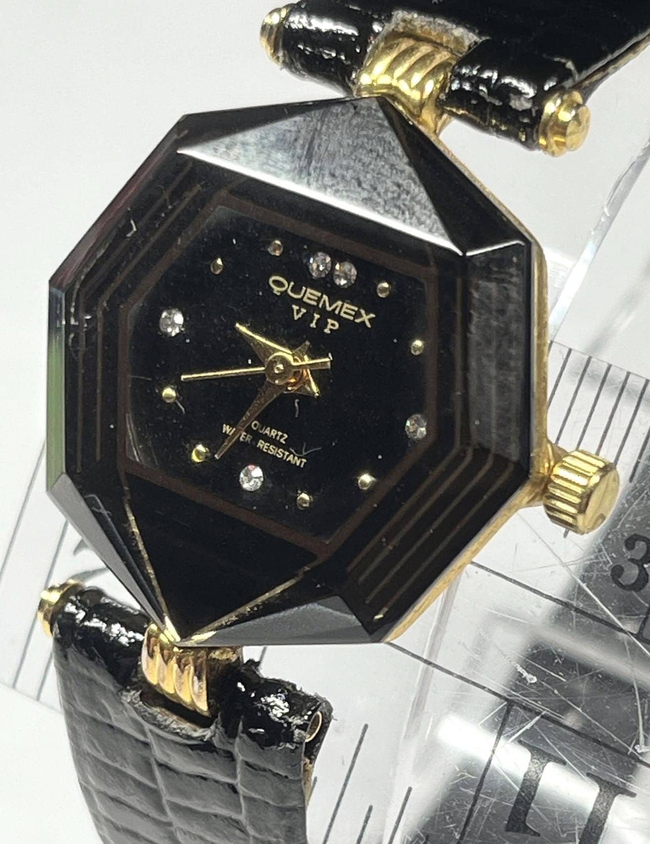 18k RGP QUEMEX Cocktail Watch. New Battery and Strap Custom