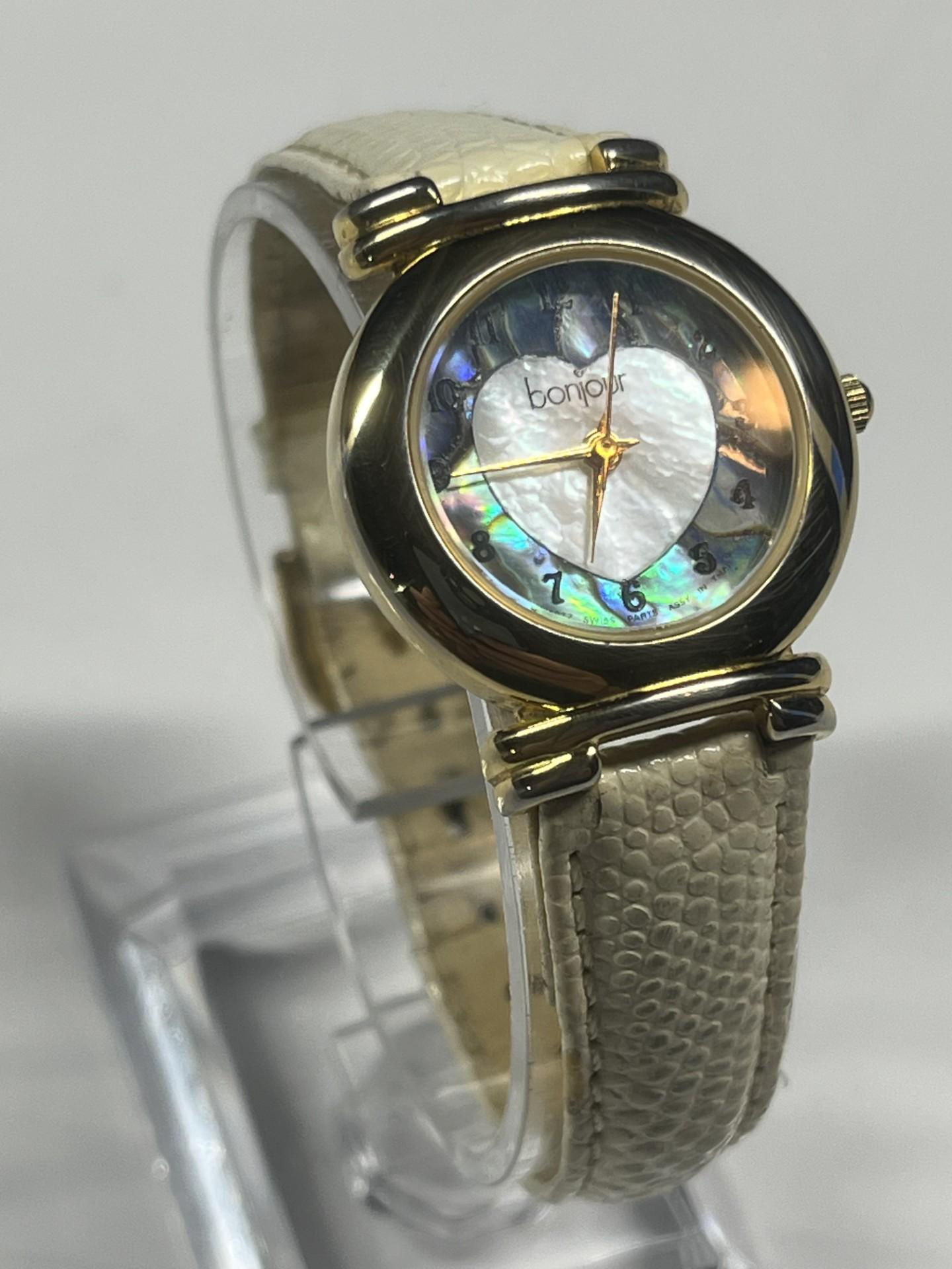 EUC vintage Bonjour watch RARE Bonjour 1980s SWISS PARTS/WATER | Mercari main image 4